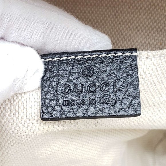 100% Authentic Gucci GG Marmont Black Backpack Bag - Picture 12 of 13